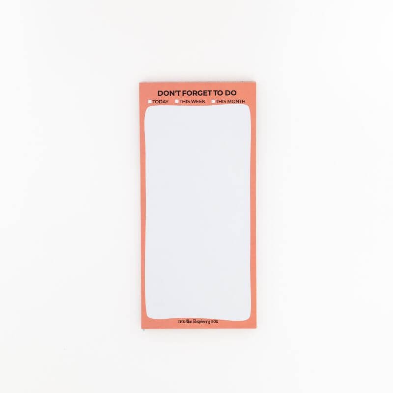 Don't Forget Listpad - Blue Raspberry Box
