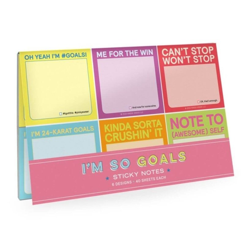I'm So Goals Sticky Packet - Blue Raspberry Box