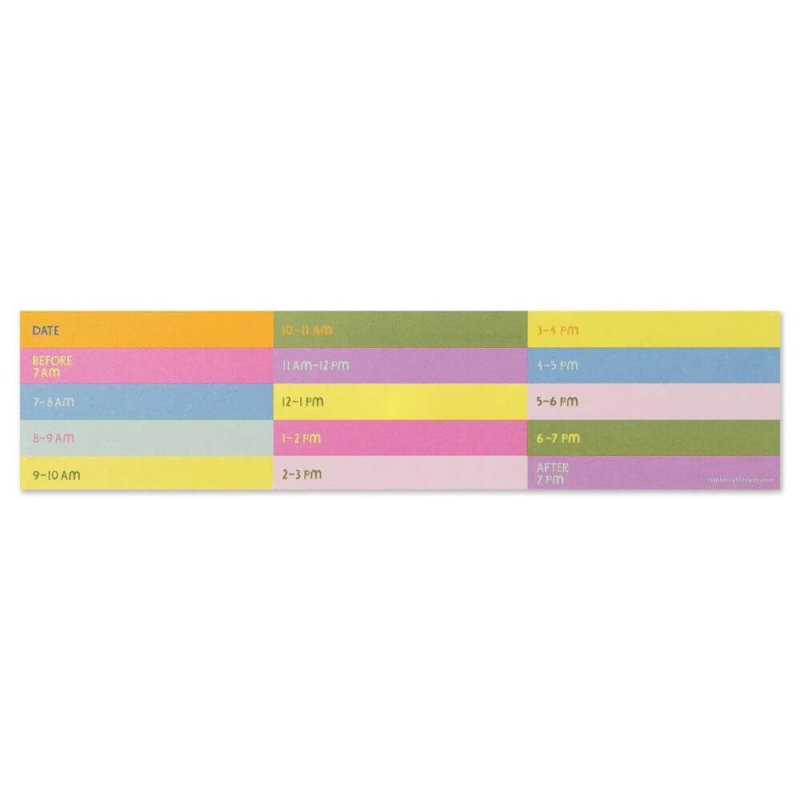 Rainbow Tiles Keyboard Time Pad - Blue Raspberry Box