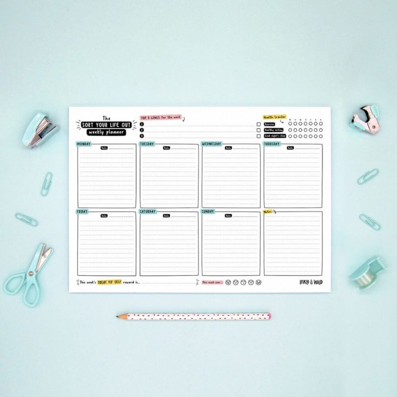 Sort Your Life out planner - Blue Raspberry Box